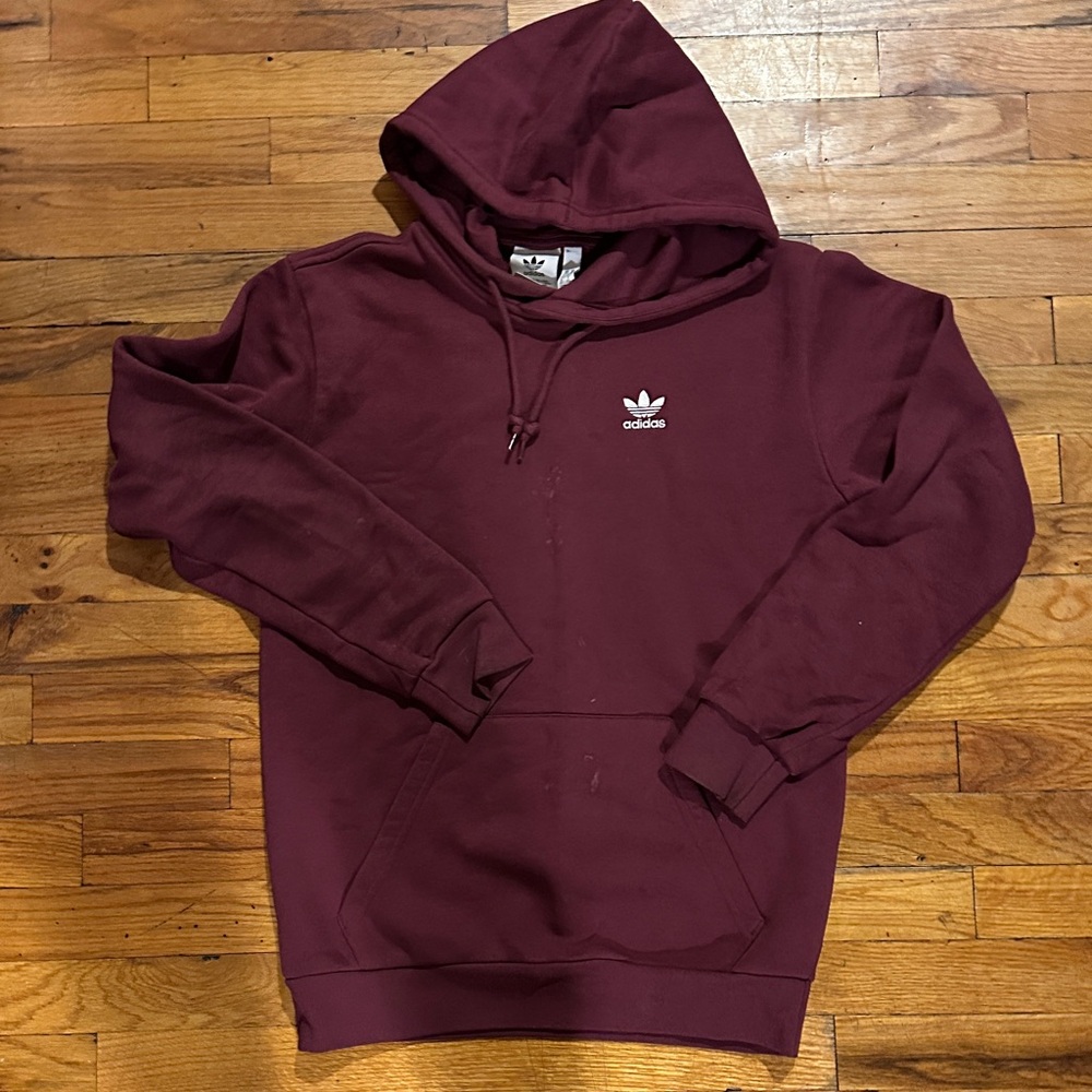 Adidas Women's Deep Maroon Hoodie